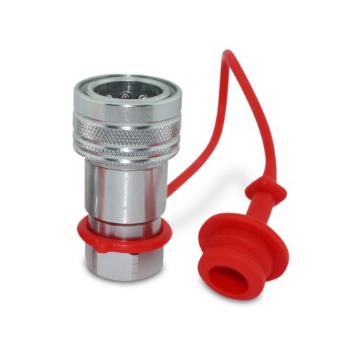 thumbnail image 2 of Summit Hydraulics AG12F-08N-B – 1/2″ Hydraulic Quick Connect Female Coupler – Ball Valve – 1/2″ NPT Thread 2 of 5