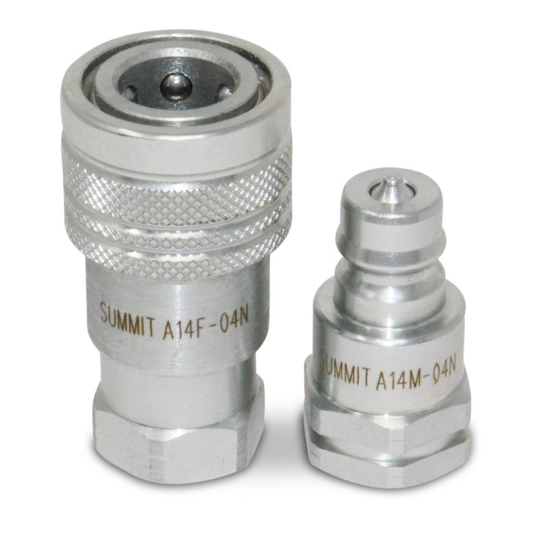 thumbnail image 2 of Gemels® 1-1/4″ NPT ISO 7241-A Quick Hydraulic Coupler Set 2 of 9