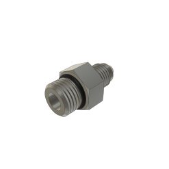 thumbnail image 2 of JIC 4 Male X SAE 5 Male Straight Hydraulic Adapter – 6400-04-05 (9-6400-4-5) 2 of 2