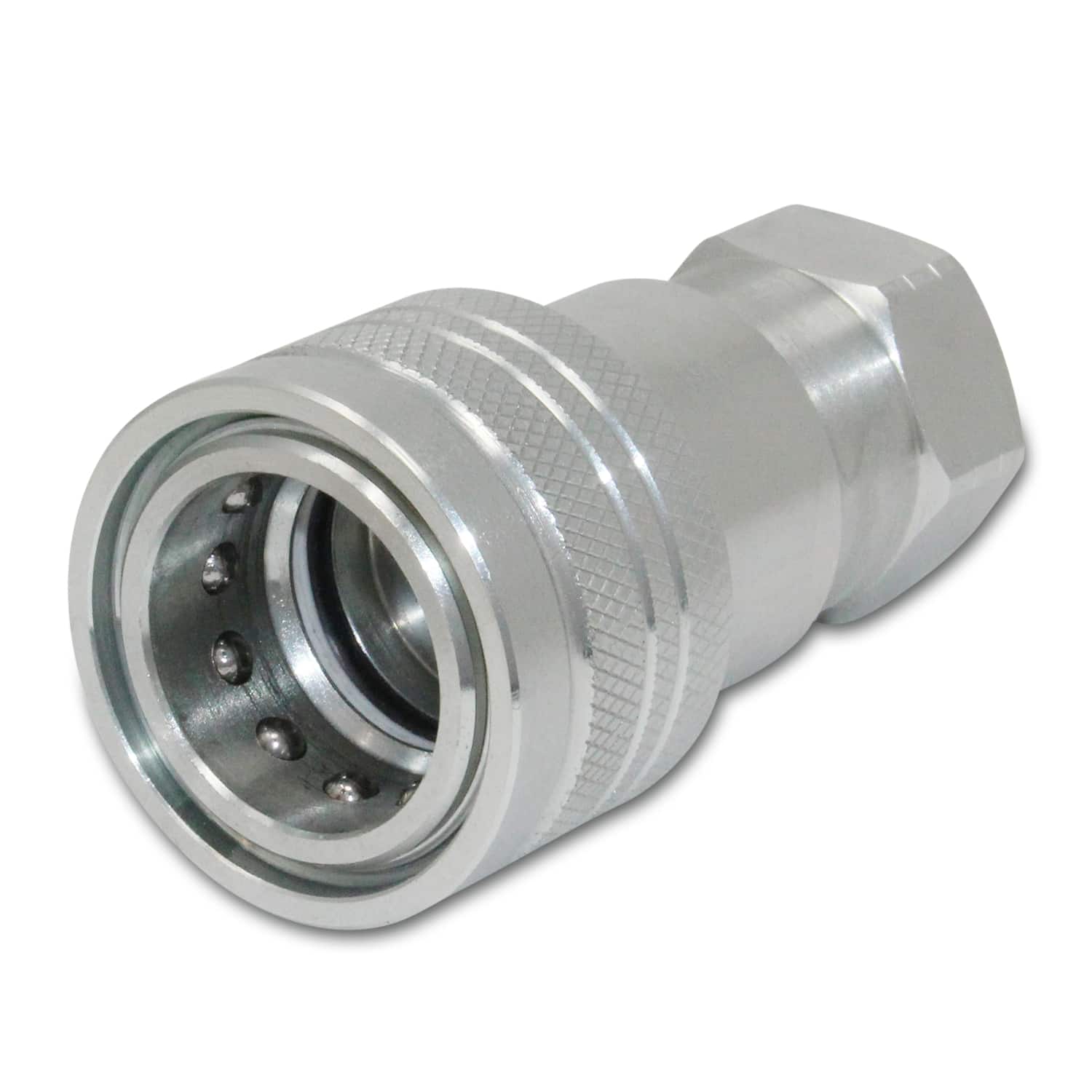 thumbnail image 2 of TopLine TL33 Hydraulic Quick Connect Coupler Set – 3/8 SAE Thread, 1/4" Body, ISO 5675 – For Skid Steer, Loader, Backhoe 2 of 2