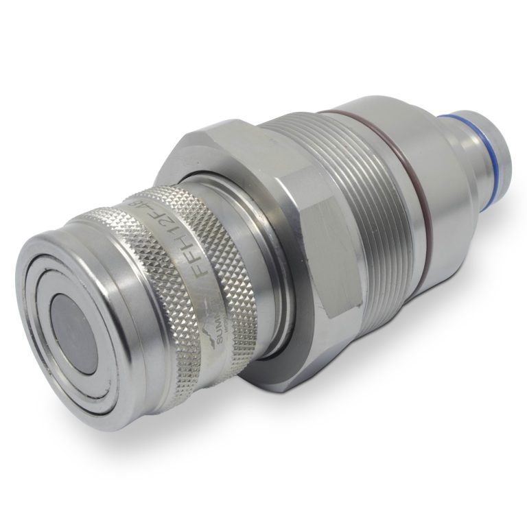 thumbnail image 2 of Female Flat Face Hydraulic Coupler FH 7246802 – For Bobcat Machines (5600, 5610, E32, S150, T190, Etc.) 2 of 4