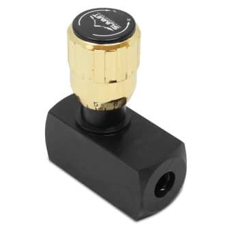 Hydraulic Adjustable Flow Control, Free Reverse Flow, 1/4