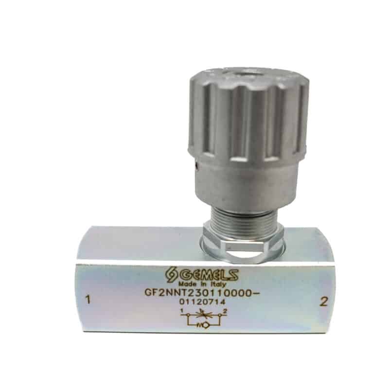 Gemels® Uni-Directional Flow Control Valve, 3/8
