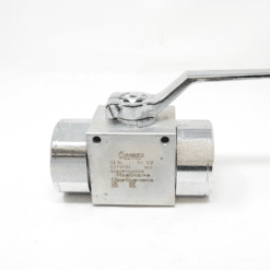 Gemels® 3 Way Ball Valve, Block Style, 1-1/2" NPT Reduced Ports