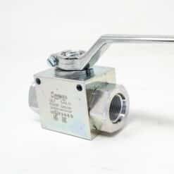 Gemels® 2 Way Ball Valve, Block Style, 3/4" SAE Ports