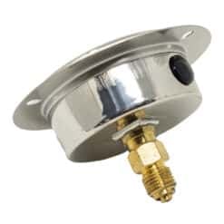 View of the center back mounting location of the Summit Hydraulics Pressure Gauge