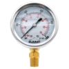 Liquid Filled Pressure Gauge, 2.5" and 4" Face Diameter