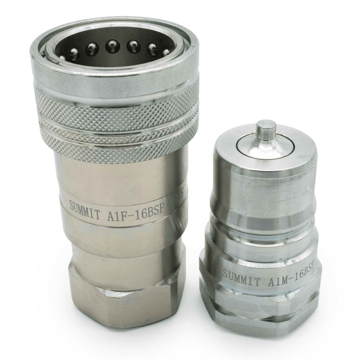 1″ BSP ISO 7241-A Quick Disconnect Hydraulic Coupler Set