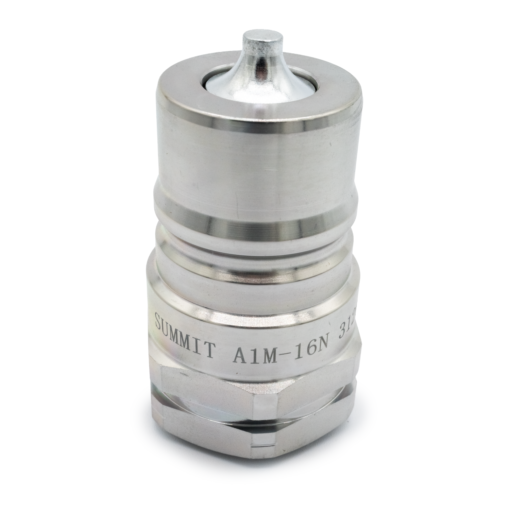 1″ NPT ISO 7241-A Quick Disconnect Hydraulic Coupler Set - Image 4