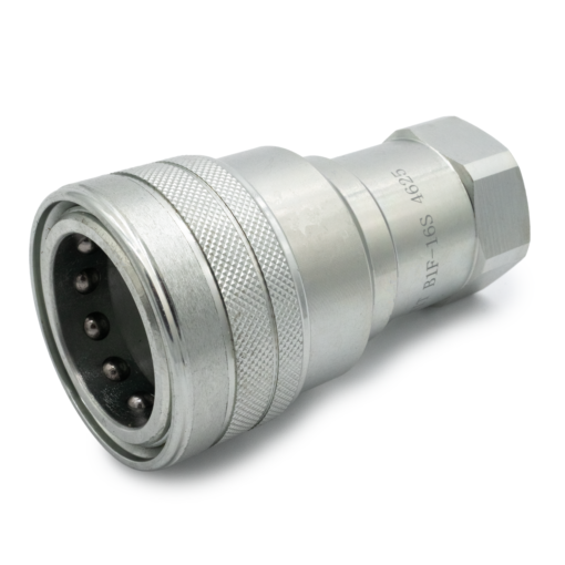 1" SAE ISO 7241-B Quick Disconnect Hydraulic Female Coupler - Image 2