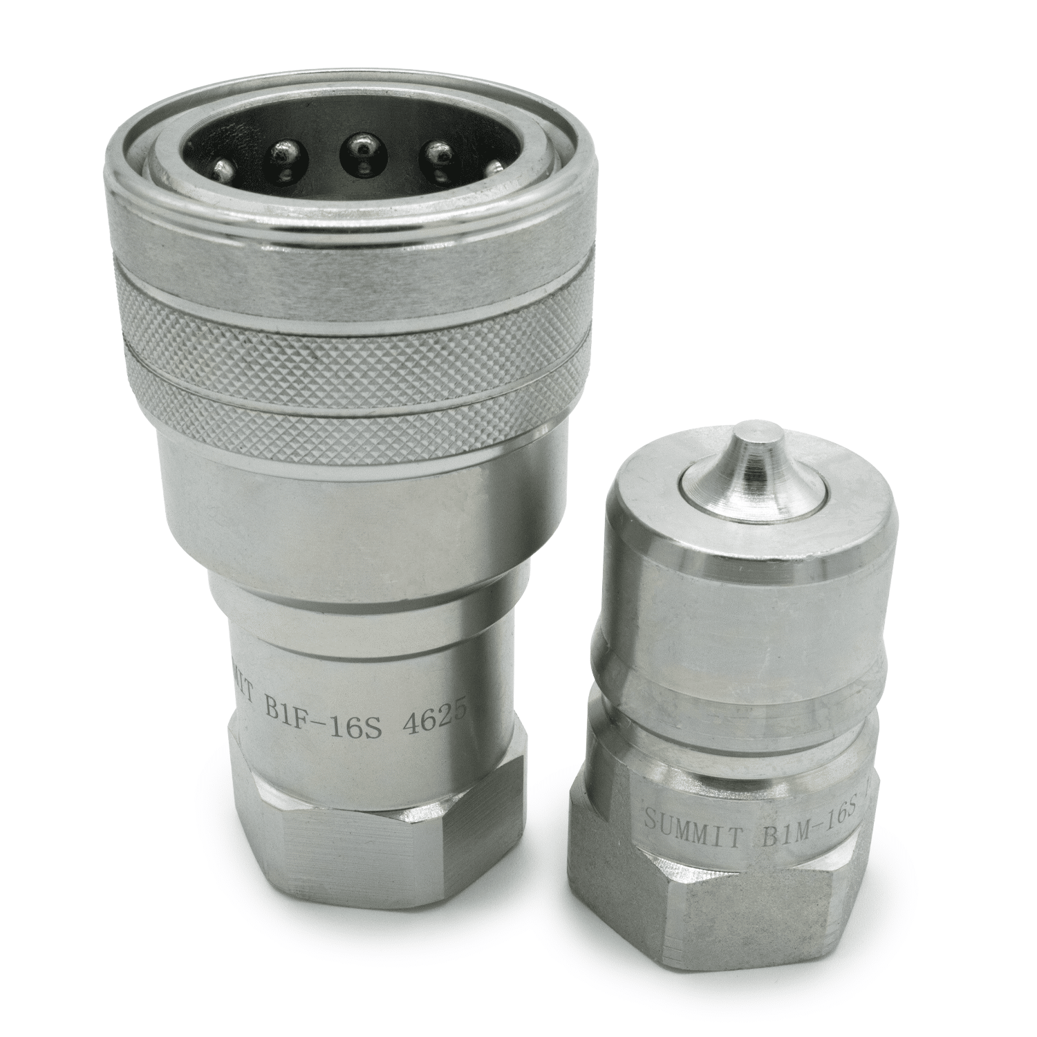 1" SAE ISO 7241-B Quick Disconnect Hydraulic Coupler Set